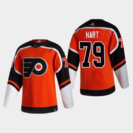 Camisola Philadelphia Flyers Carter Hart 79 2020-21 Reverse Retro Authentic - Homem